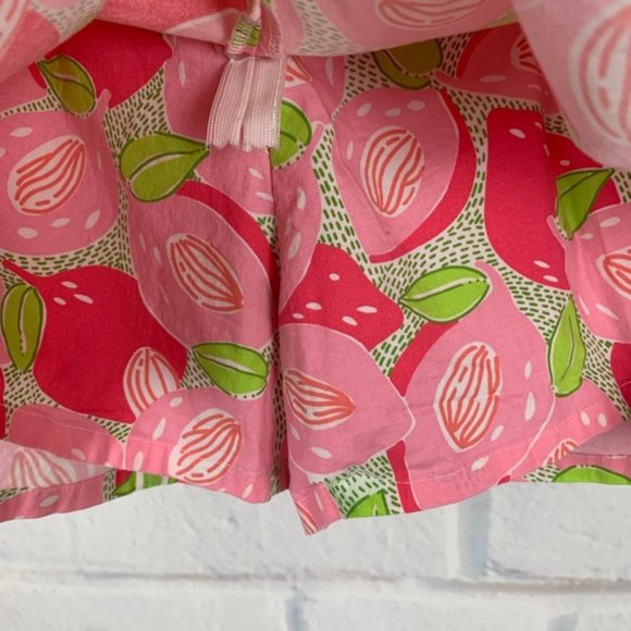 Vintage Lilly Pulitzer Pink Skort Fruit Print 2 - Picture 5 of 7
